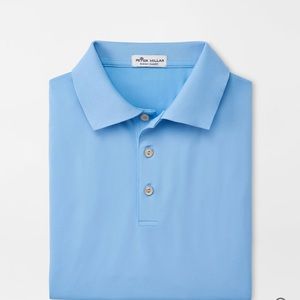 Solid Performance Jersey Polo Knit-Collar